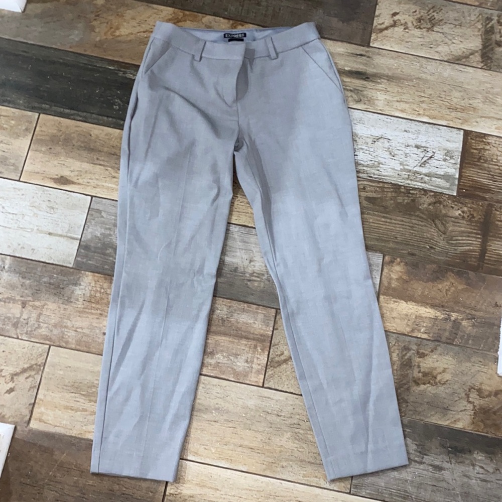 Express Gray Columnist Ankle pants.